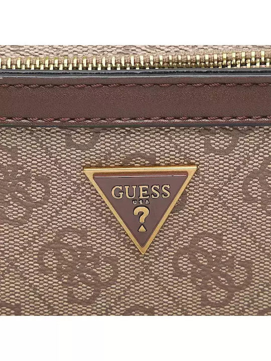 Guess Ανδρικό Νεσεσέρ Beauty Case σε Μπεζ χρώμα 25cm