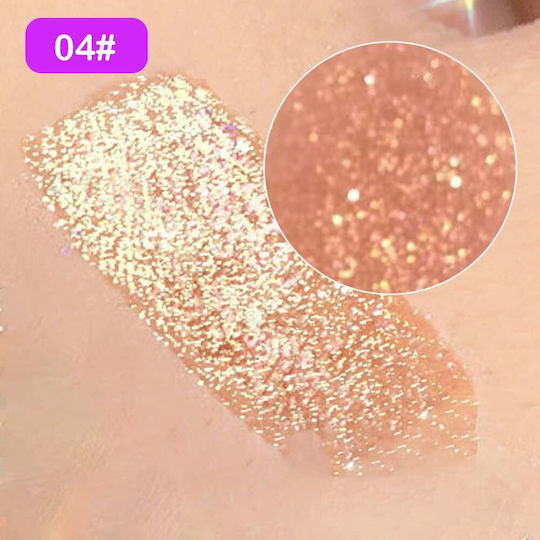Glitter Сенки за Очи в Течна Форма Silver