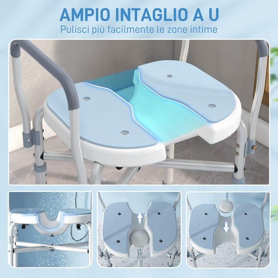 HomCom Toilet Chair 712-065V00LB