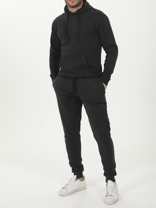 Sweatshirt with Hood Black