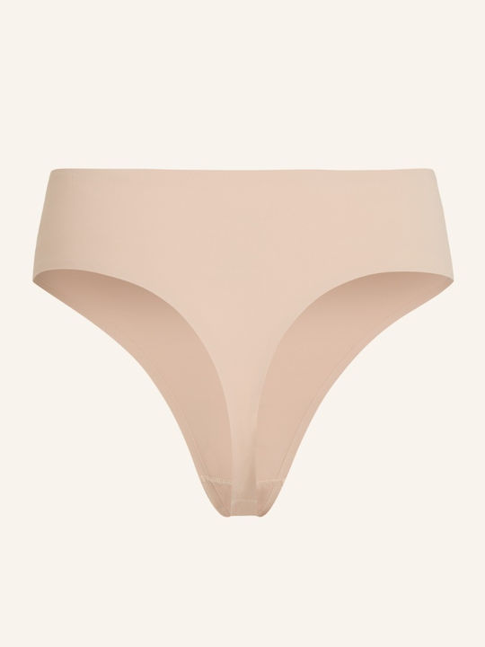 Women's String rugby tan