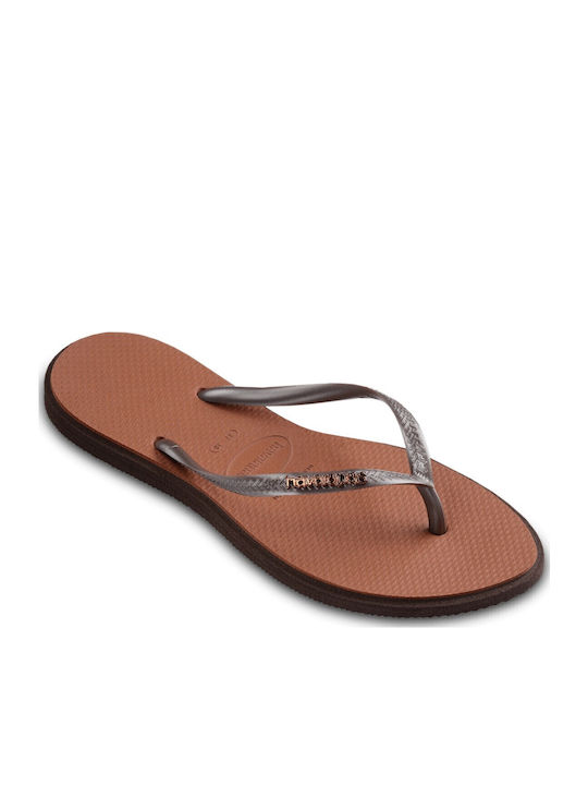 Slim Point Flip Flops in Silver Color