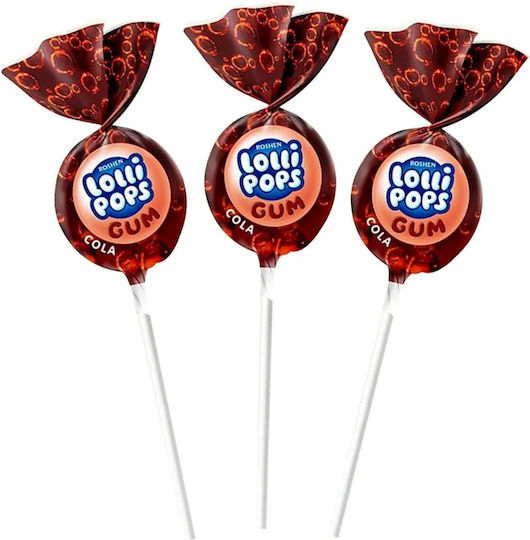 Roshen Lollipop Cu Gumă De Mestecat Cu Gust Cola 15gr