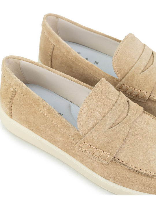 Mocasini barbati in Bej Culori