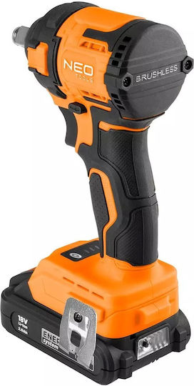 Neo Tools Fără perii Cheie de impact Baterie 18V cu Priză 1/2"