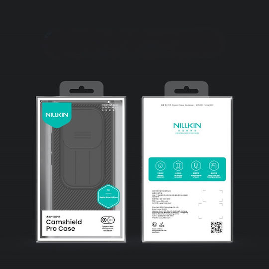 Nillkin Camshield Pro Back Cover Σιλικόνης Μαύρο (Redmi Note 14 Pro+)