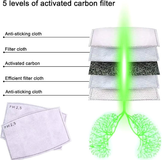 Replacement Filter Protection Mask PM 2.5 DGU-023