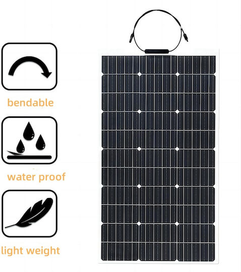 10-SZ-200-12-MC Flexible Monocrystalline Solar Panel 200W 12V 1570x680x2mm