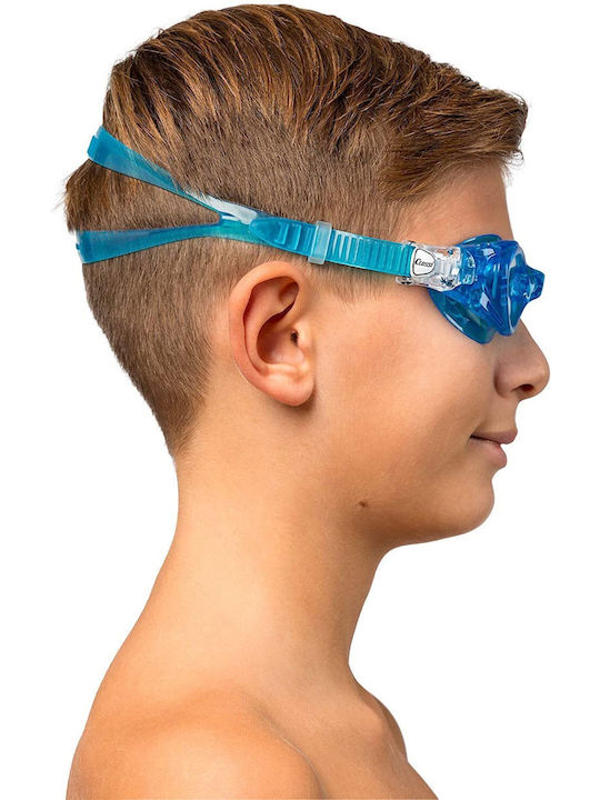 CressiSub Crab Swimming Goggles Kids with Anti-fog Lenses Transparent