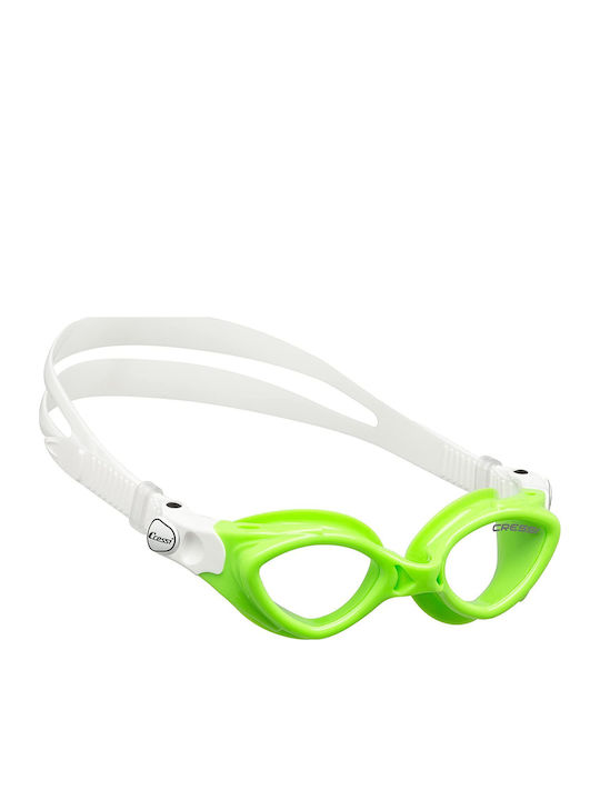 CressiSub Crab Swimming Goggles Kids with Anti-fog Lenses Transparent
