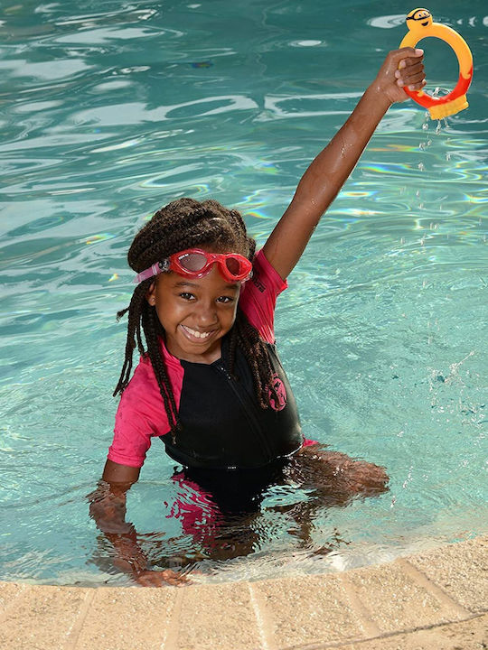 CressiSub Crab Swimming Goggles Kids with Anti-fog Lenses Transparent