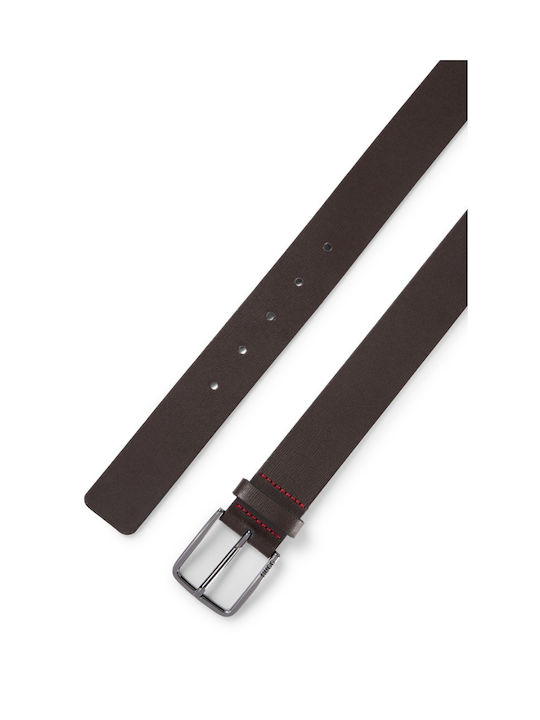 Hugo Boss Men's Leather Belt Brown