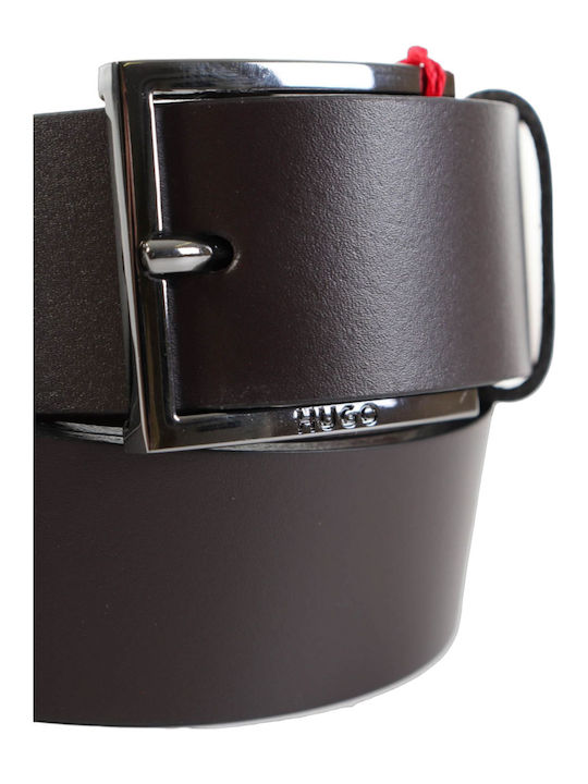 Geek Men's Belt Leather Brown