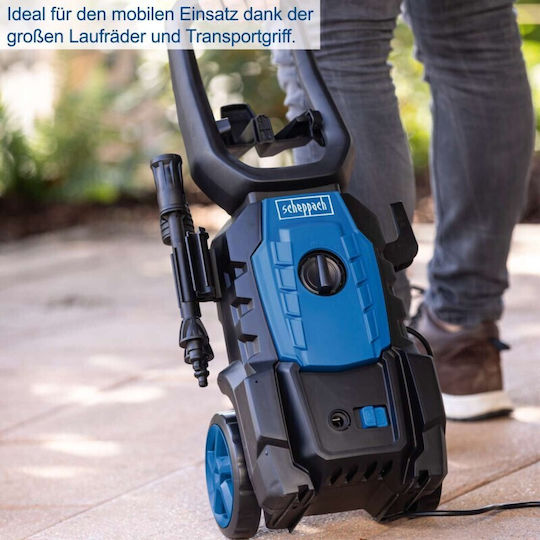 Scheppach Pressure Washer Electric 1600W with Pressure 135bar