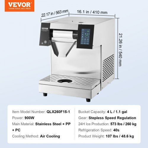Vevor Professionelle Maschine Eiscreme FLXNBJFLCMYJP3952V2