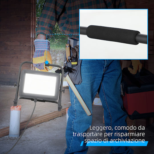 HomCom Προβολέας Εργασίας LED IP65 με Φωτεινότητα έως 8500lm