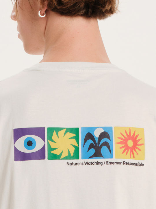 Nature Is Watching T-shirt White