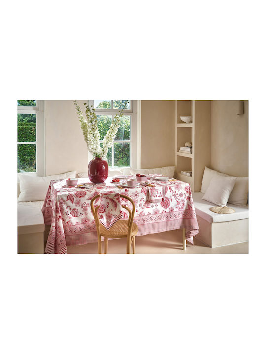 PiP Studio Tablecloth Cotton Red 160x260cm