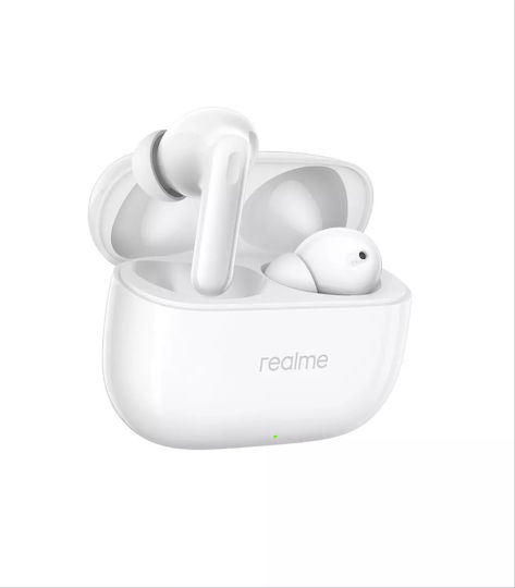 Realme Buds T310 Bluetooth Handsfree Ακουστικά με Αντοχή στον Ιδρώτα και Θήκη Φόρτισης Agile White