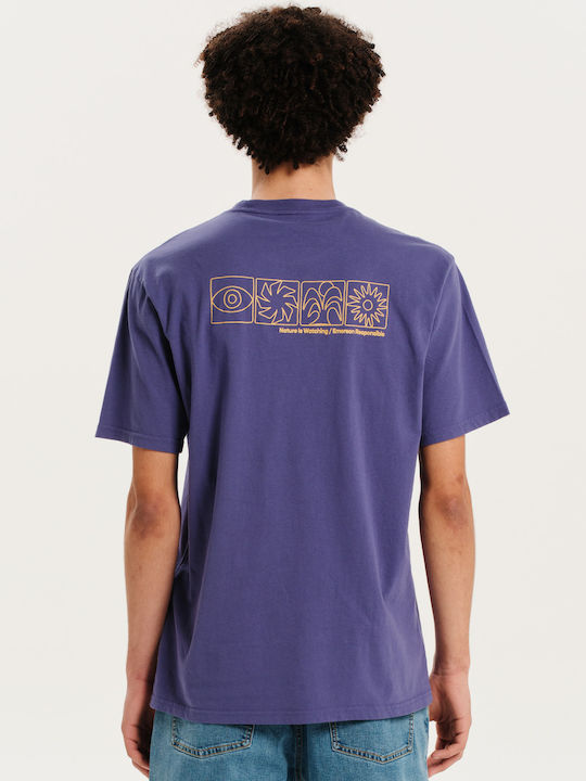 Emerson Nature Is Watching T-shirt Μωβ