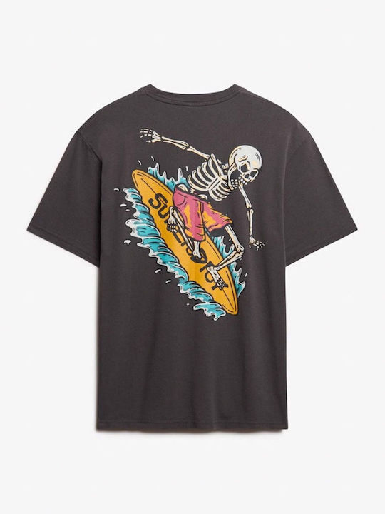 Narrative T-shirt Anthracite, Bison Black