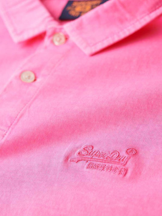 Superdry Stud Polo T-shirt Pink
