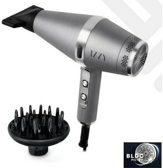 Izzy Professional Hair Dryer with Diffuser 2400W