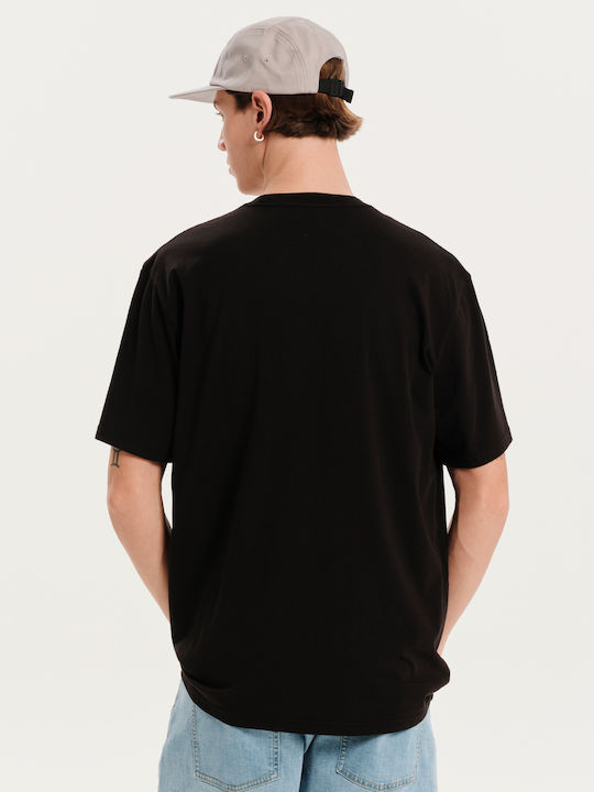 T-shirt Μαύρο