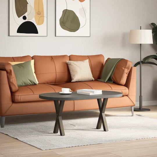 vidaXL Metallic Furniture Leg 2 Pieces Suitable for Table / Coffee Table / Office 28x42x42cm Brown