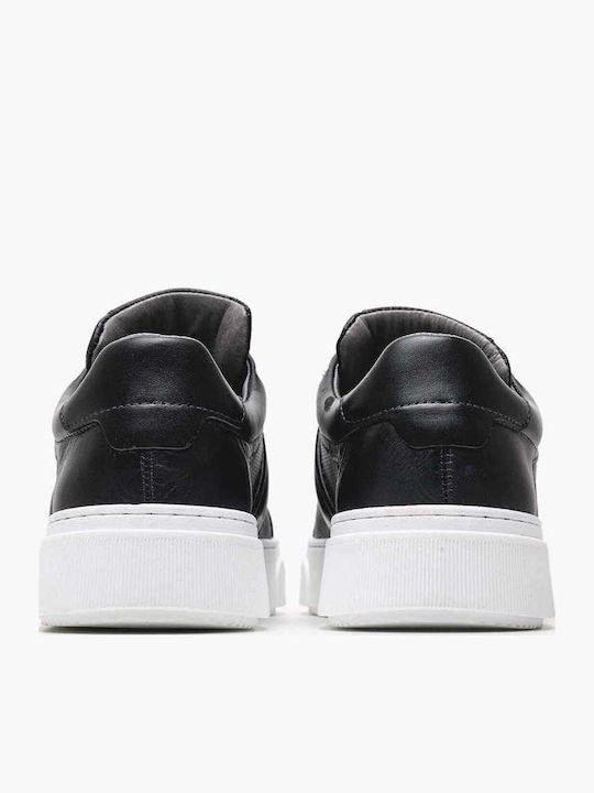 Herren Sneakers Black Leather