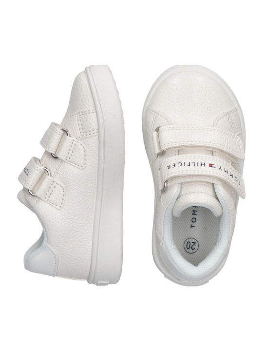 Kids Sneakers with Scratch White