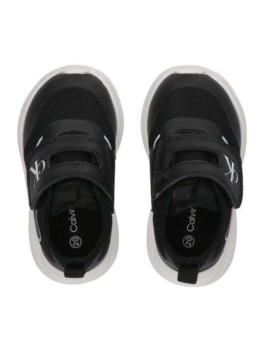 Παιδικά Sneakers με Σκρατς Μαύρα