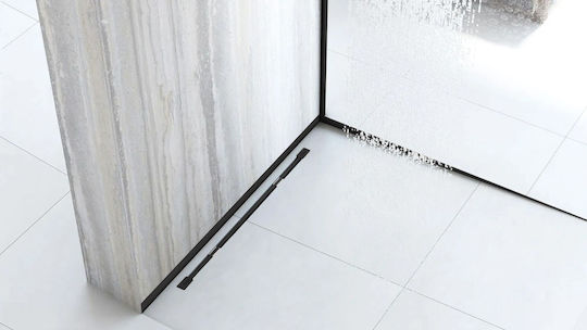 Μπροστινή Λωρίδα Δίσκου Ντους 120cm Black