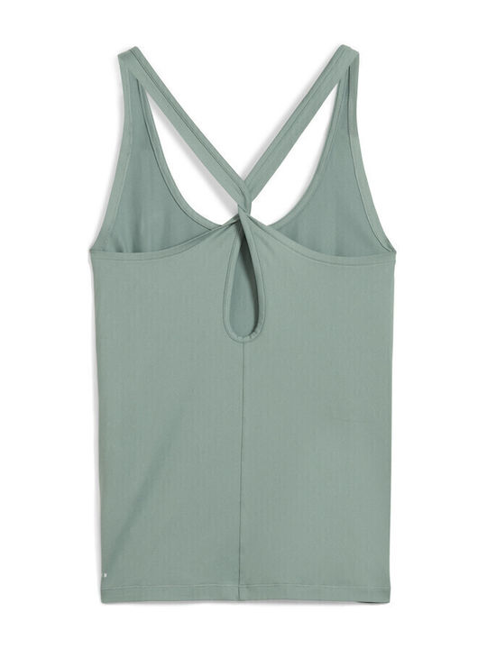 Cloudspun Damen Sport Bluse Ärmellos Grün