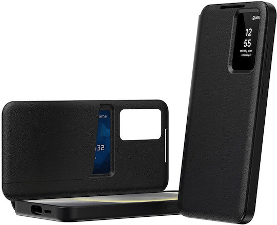 Wallet Synthetic Leather Black (Galaxy S25 Ultra)
