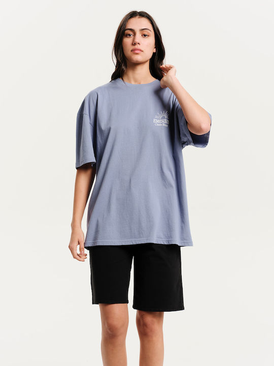 Oasis Resort Γυναικείο Oversized T-shirt Λιλά