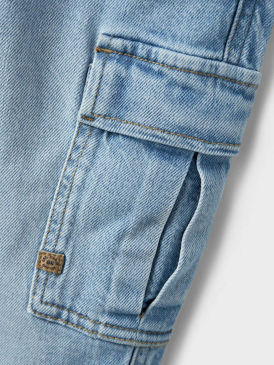Kinder Schlaghose Fracht Light Blue Denim