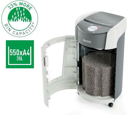 Leitz Aktevernichter Mikroschnitt mit Behälter 35Es