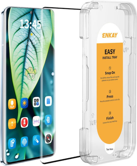 Enkay Tempered Glass Μαύρο (Xiaomi Redmi Note 14 Pro Plus 5G)