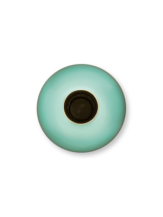 Pip Studio Μεταλλικο Βαζο Γαλαζιο 15cm X 26cm