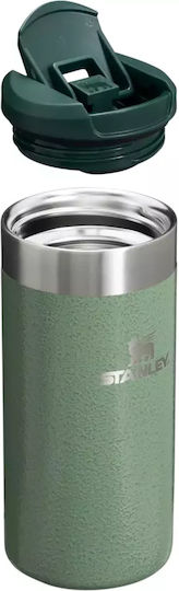 Stanley AeroLight Transit Glass Thermos Stainless Steel BPA Free 350ml Hammertone Green