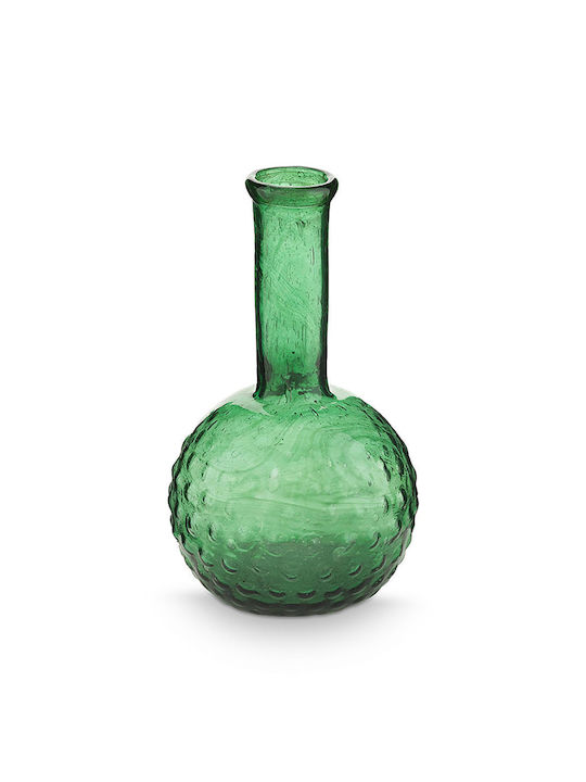 Set/3 Vaze Mici din Sticlă Verde Pip Studio 8cm X 13cm 7cm X 13cm 7cm X 16cm