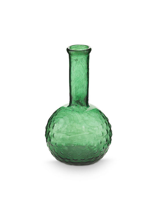 Set/3 Vaze Mici din Sticlă Verde Pip Studio 8cm X 13cm 7cm X 13cm 7cm X 16cm