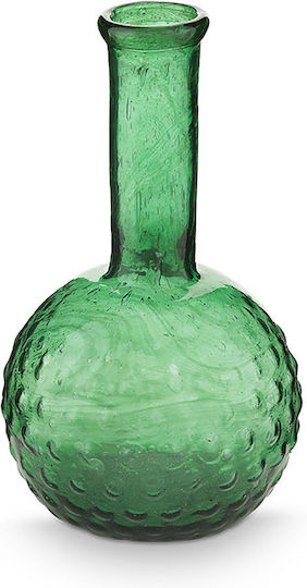 Set/3 Vaze Mici din Sticlă Verde Pip Studio 8cm X 13cm 7cm X 13cm 7cm X 16cm