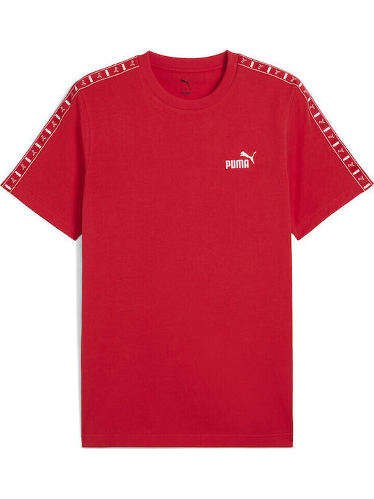 ESS Tape Sportliches T-Shirt Rot