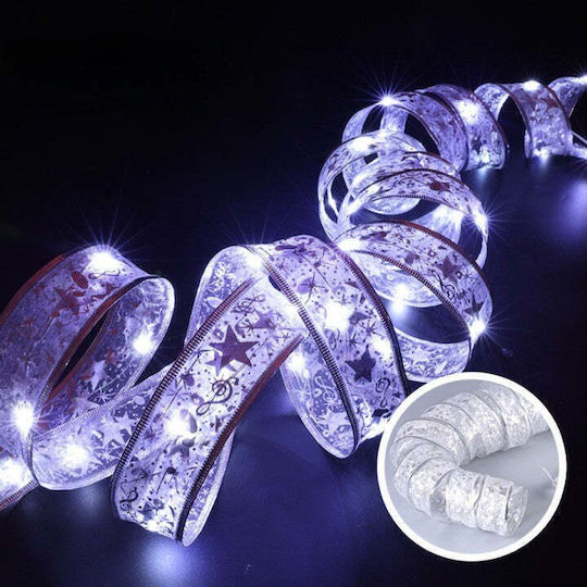 Weihnachtliche Farbband Beleuchtet Lila 200cm 1Stück