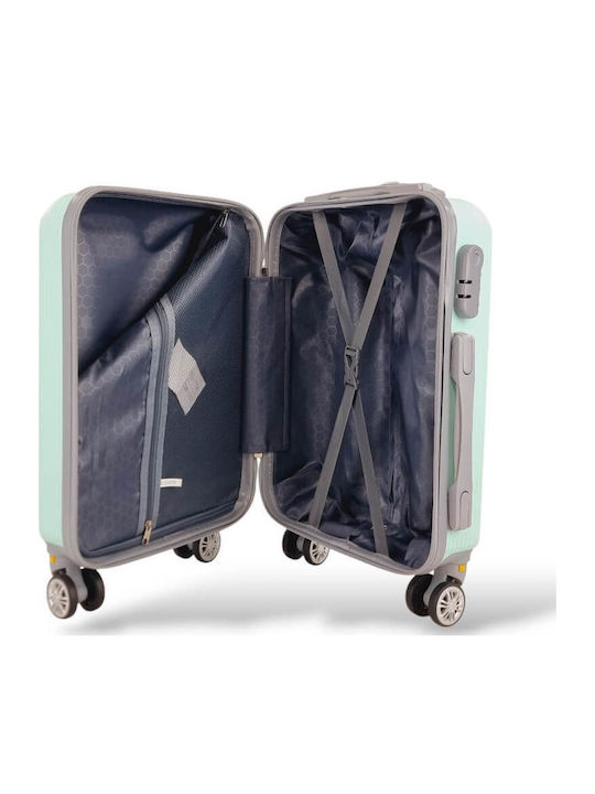 Playbags Cabin Travel Suitcase Hard Bay Leaf Mint with 4 Wheels Height 52cm ps1867-18