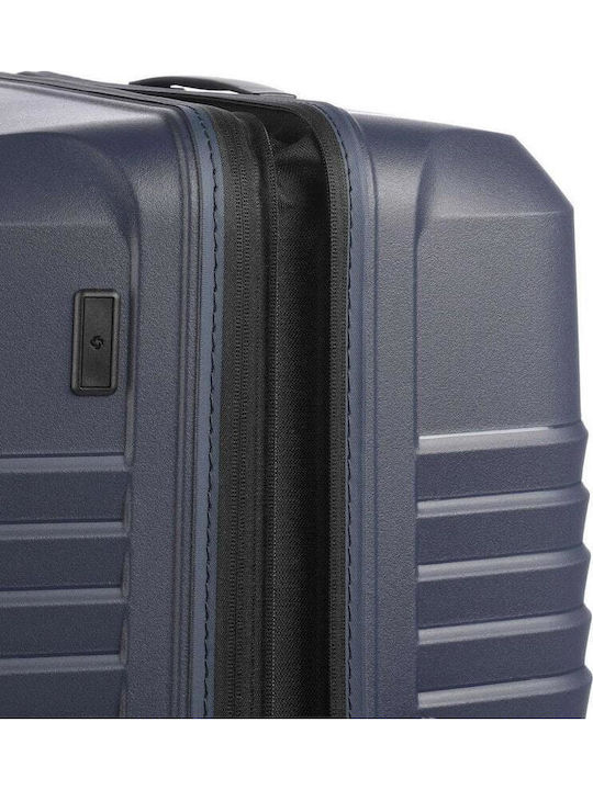 Samsonite Spinner Mare Valiză De Călătorie Tough Albastră Cu 4 Roți Înălțime 81 Cm