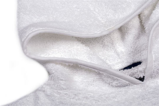 Dimcol Kinder Strandponcho Weiß