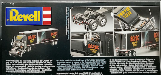 Revell 2024 Ac Dc Power Pwr Up Туристически Камион Мащаб 1:32 # 07731 Комплект За Модел Неотварян